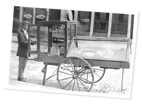 early popcorn wagon